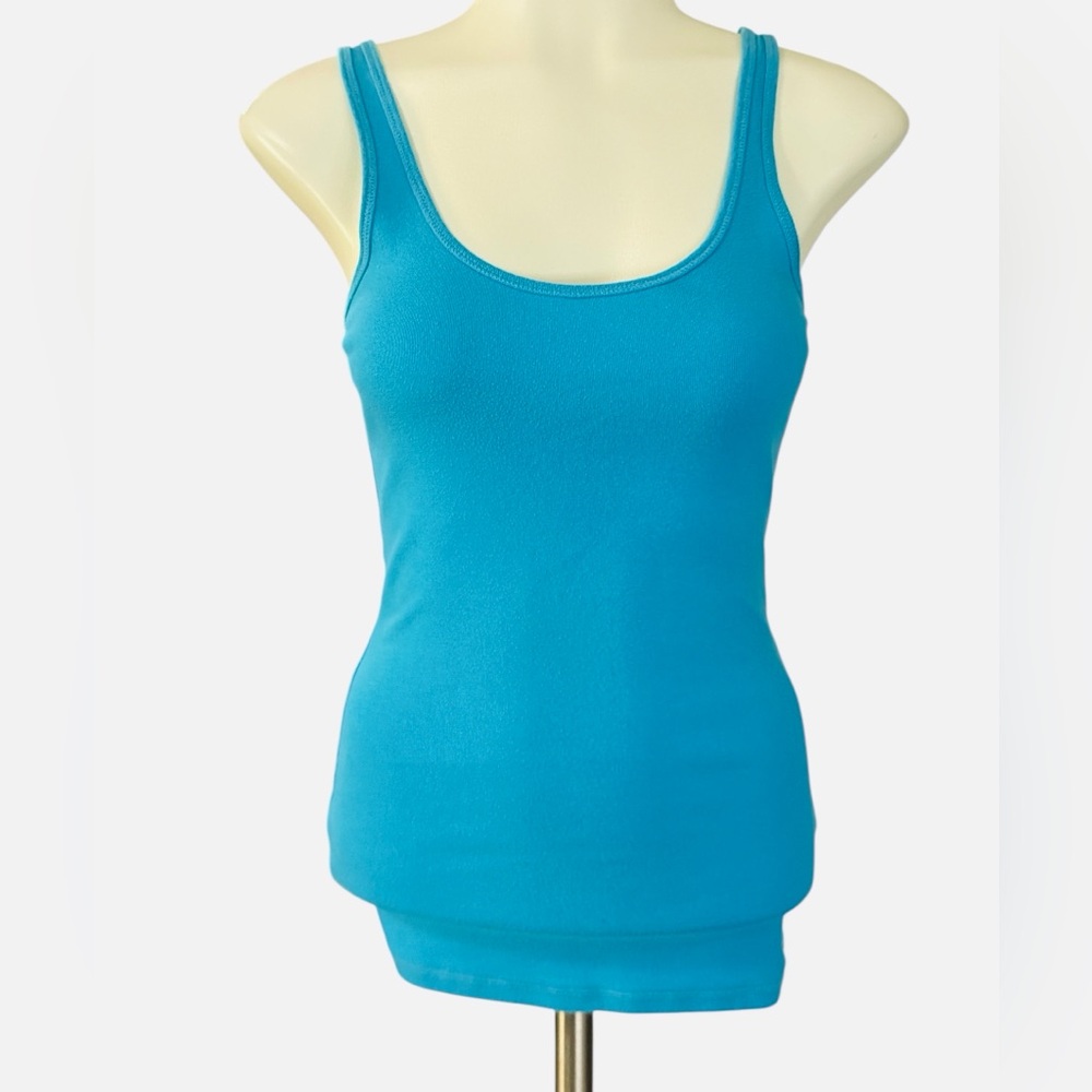 Hollister California Fitted Tank Top  Blue Womens Size M